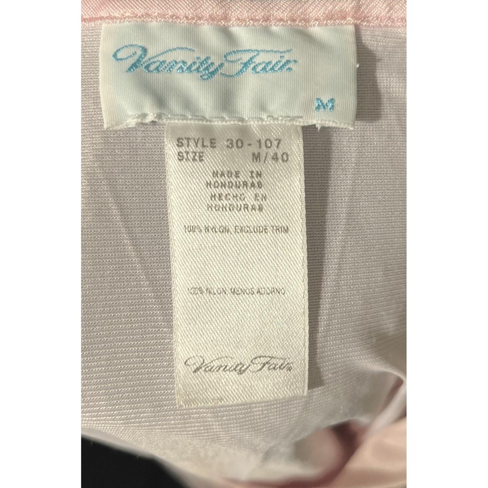 Vanity Fair Nightgown Womens Medium Pink Satin Trim Sleeveless Style 30-107 - Picture 8 of 8